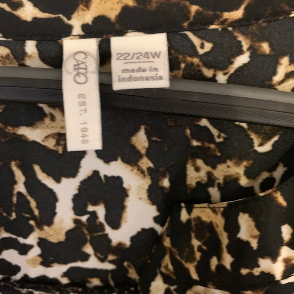 Cheetah Print Blouse - Picture 2 of 4